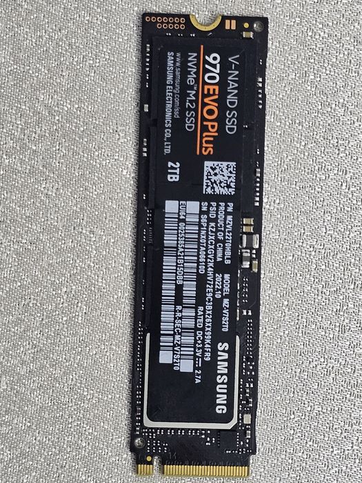 Ssd samsung 970 evo plus 2 tb