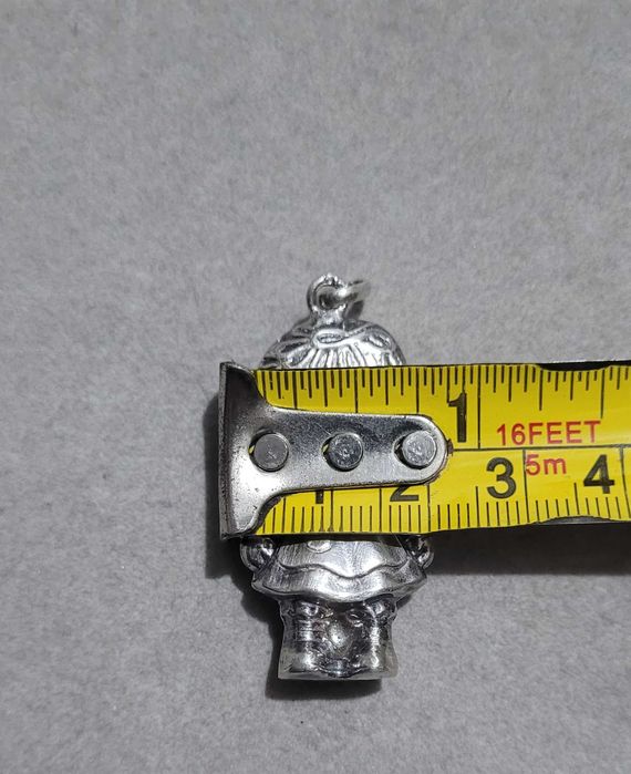 Pandantiv argint,  păpușa Raggedy Ann