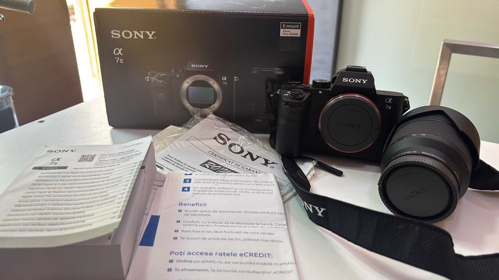 sony alpha a7 ii nou a7iii doar 1500 cadre full box