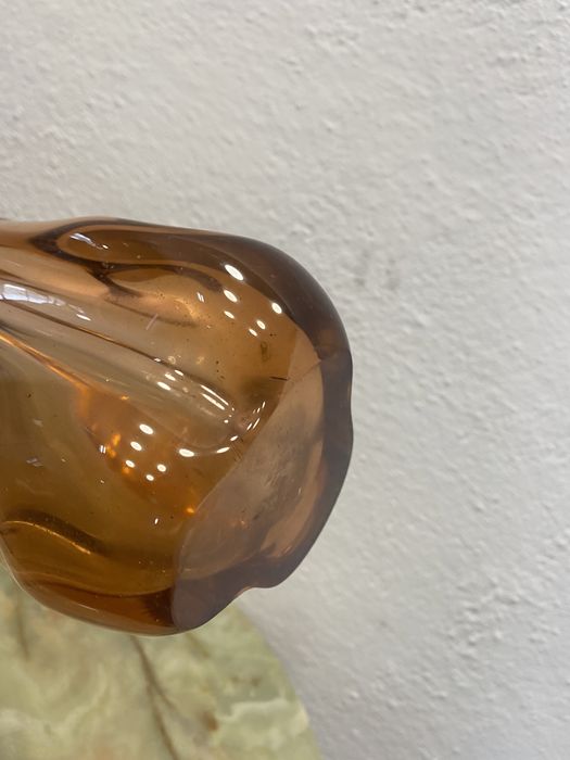 Италианска ваза от топено стъкло