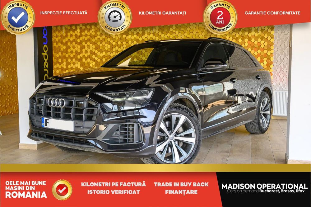 Audi Q8 HIBRID, 340 cai, Ventilatie, Suspensie perne , Bang Olufsen, ACC