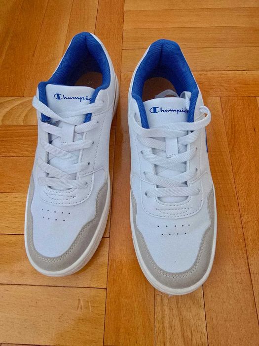 Pantofi sport baieti, Champion, albi, marime 39
