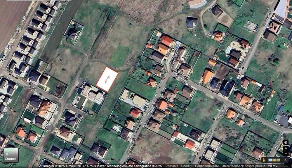 Teren 851 mp pe strada inchisa in zona A Dumbravita