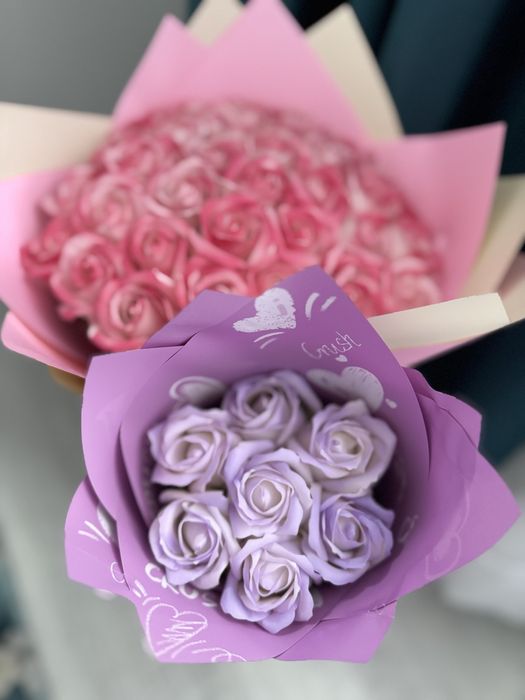 Buchet trandafiri sapun