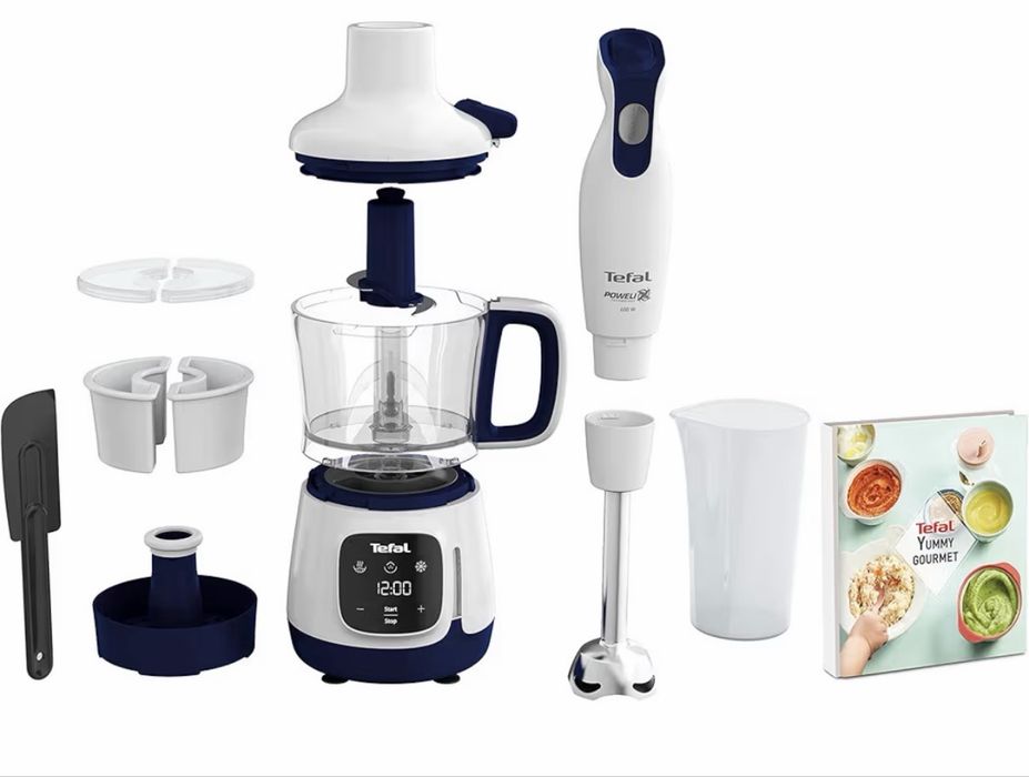 Кухненски робот Tefal Yummy Gourmet Baby 4-в-1 само разопакован и пробван