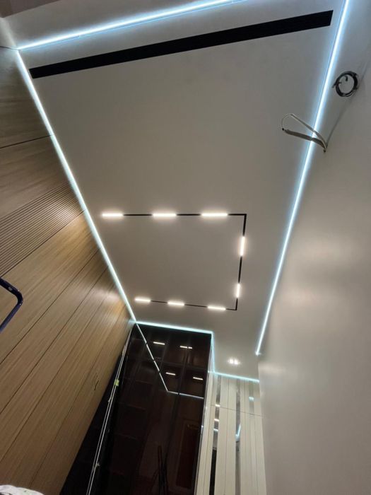 Натяжной Потолок Алматы Натяжные Потолки Спот Монтаж Парящий Установка