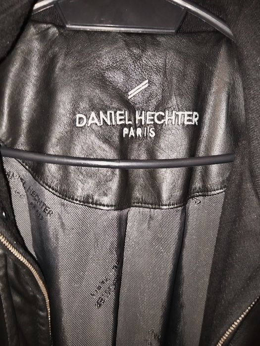 DANIEL HECHTER PARIS Оригинал Ново Мъжко Зимно Яке от Естествена Кожа