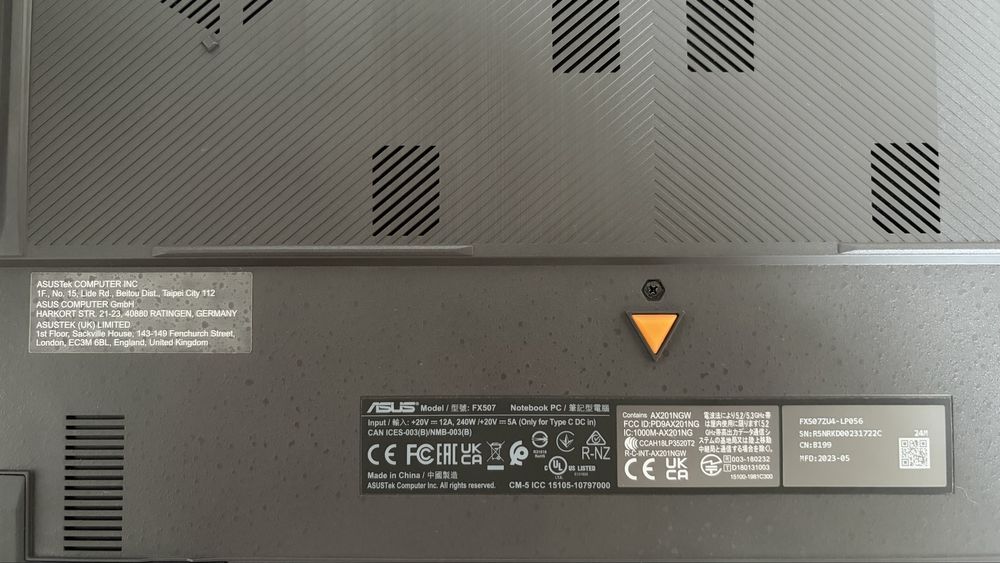 ASUS TUF Gaming F15 FX507ZU4 – мощен геймърски лаптоп