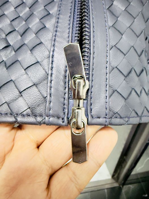 Кожанная куртка из натуральной кожы,плетёная часть ручная работа