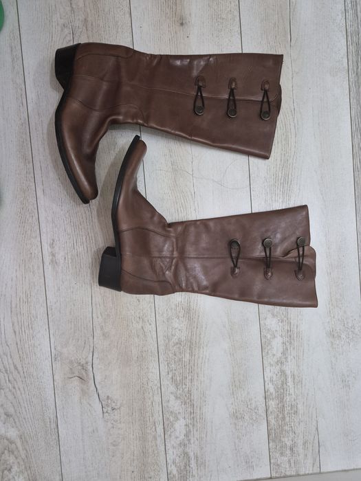 Cizma piele maro,produs in Italia