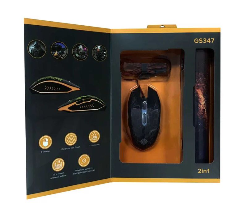 Геймърска мишка + Пад GamePro GS347