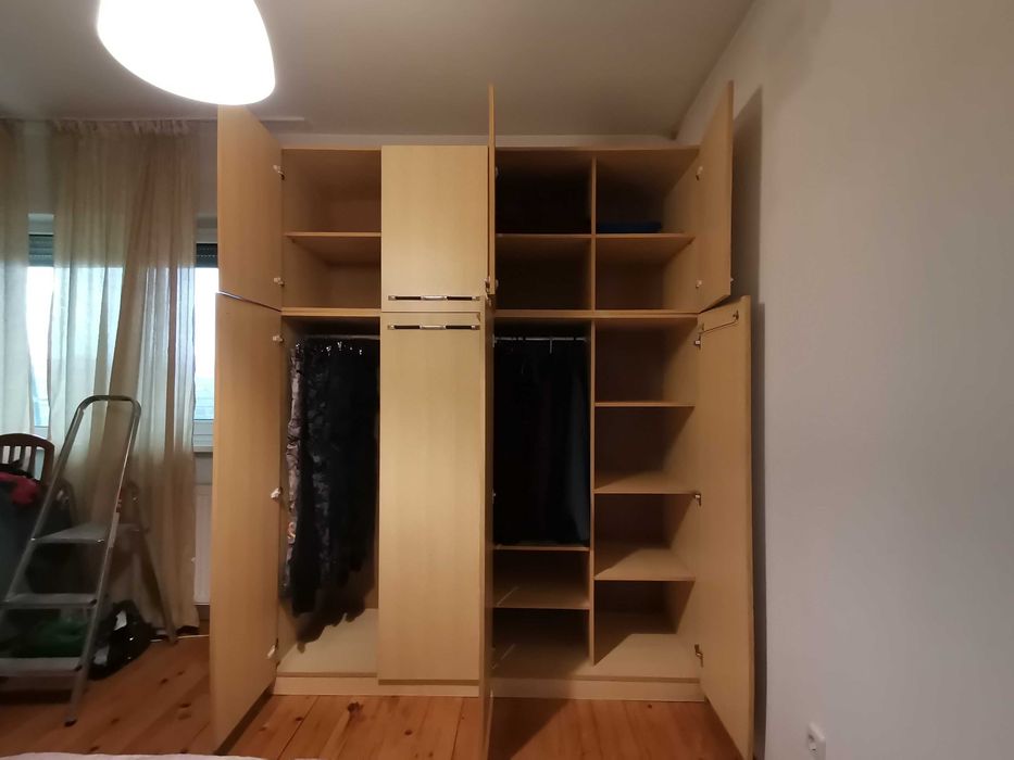 Четирикрилен Гардероб с надстройка (230 х 182 х 60)