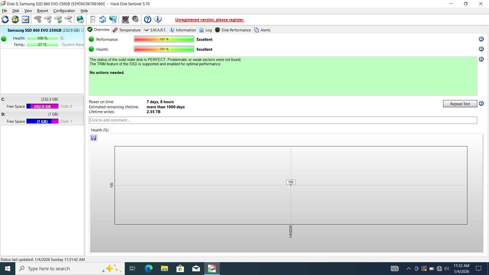 vand ssd 256gb samsung evo ca nou