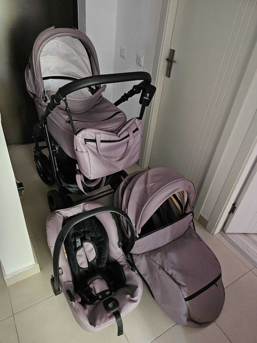 Carucior 3 in 1 Krausman - Travel Purple - Testat ADAC