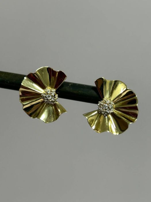 Золотые серьги, 585 / КА30215