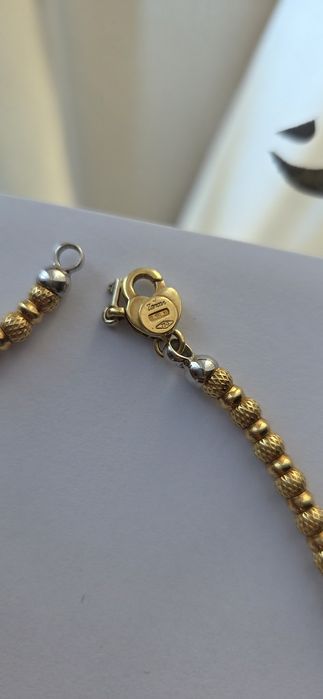 Set colier cercei bratara inel Zancan cu aur diamante safire perle