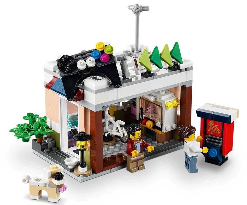LEGO Creator 3 в 1 31131 Магазин за нудълс в центъра