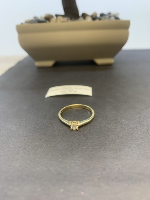 Inel aur 14 k certificat anpc