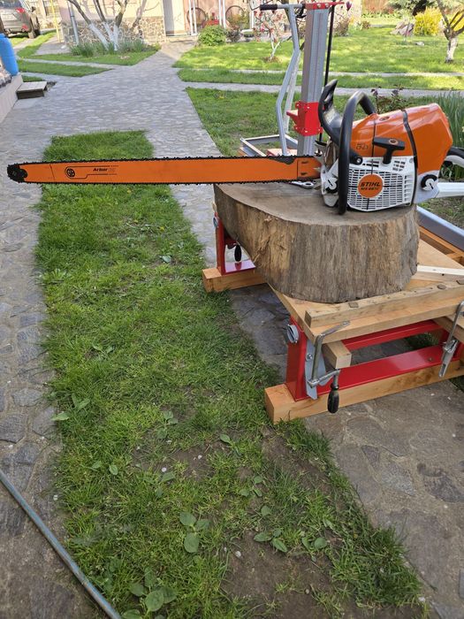 Stihl MS 661c și sistem pentru debitare longitudinală.