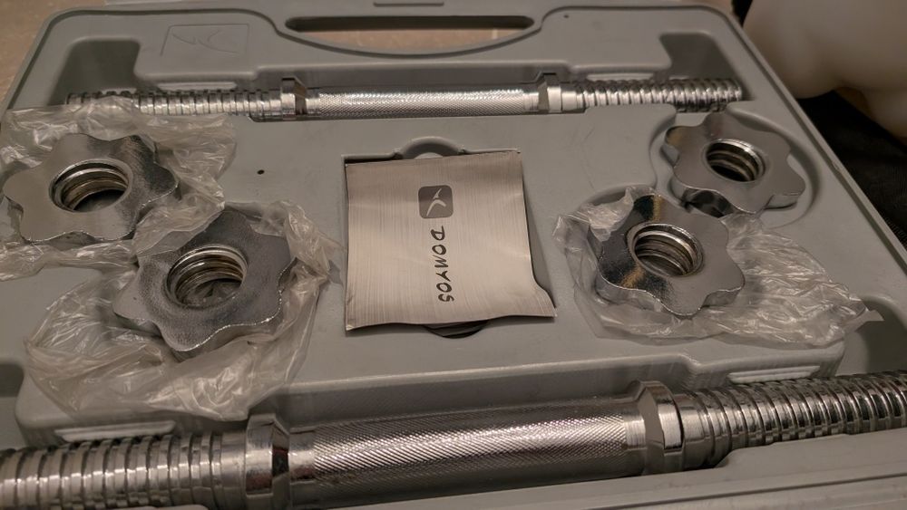 Set gantere fonta Domyos 14kg