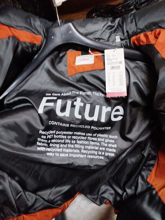 Оригинално зимно яке S. Oliver M ново мъжко с качулка