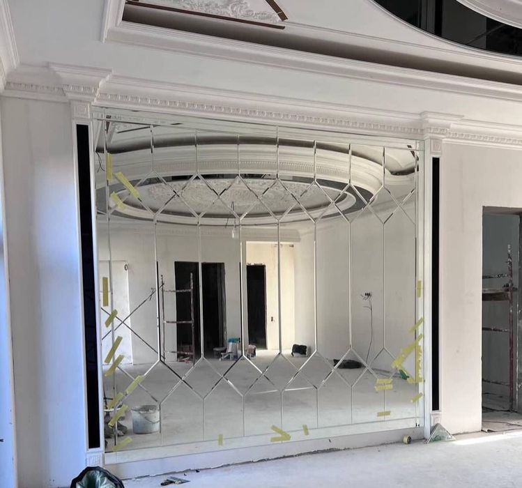 зеркало декоративные Душавой кабина Витраж Оргстекло