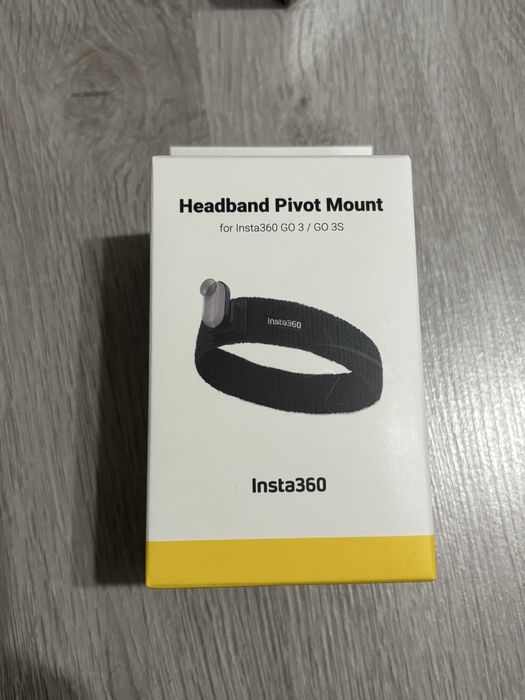 Insta 360 go 3s black 128 gb nou  + suport prindere cap original