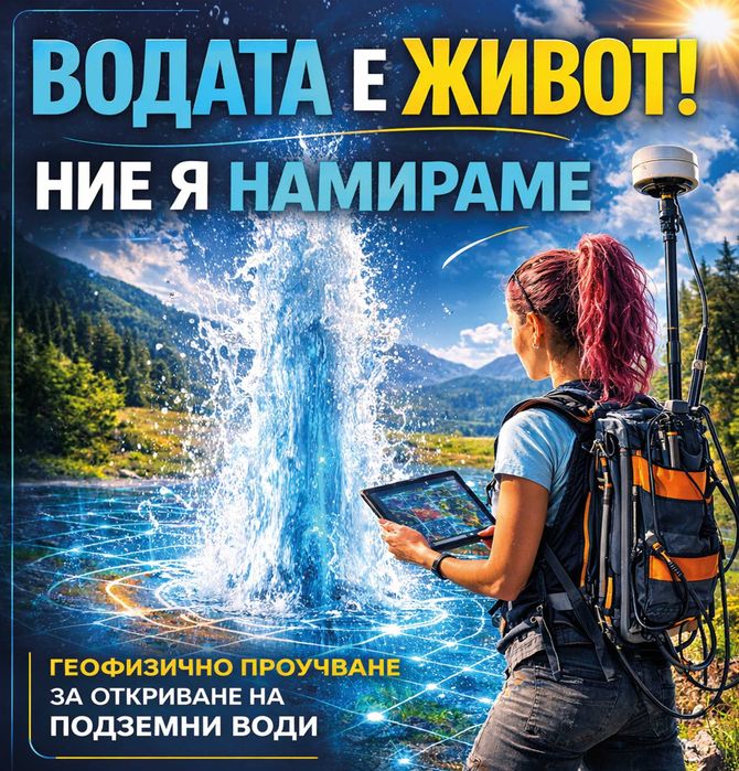 Геоложки услуги - търсене на вода, сондиране, документация