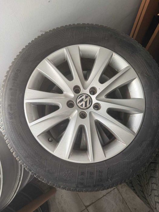 Set jante originale R17 VW SEAT SKODA prindere 5x112 235.55.r17 bonus anv iarna profil bun