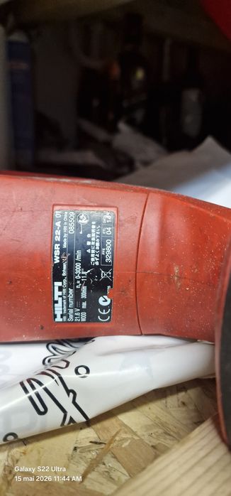 Filetate si fierăstrău sabie Hilti  se vând numai împreună tot ce se vede în poze