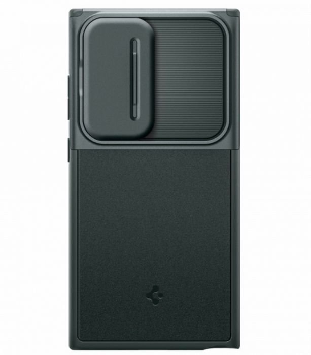 Husa Spigen OPTIK ARMOR  NEAGRĂ pentru samsung s25 ULTRA