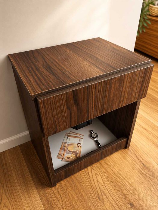 Нощно шкафче DiscreetVault с тайник