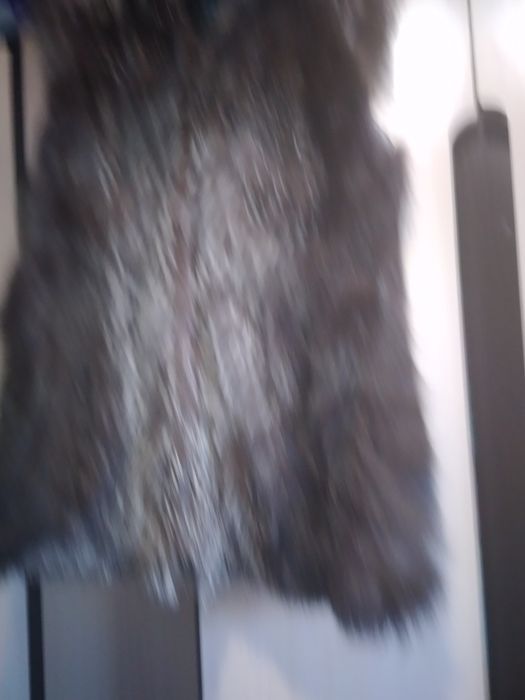 Жилетка чернобурка