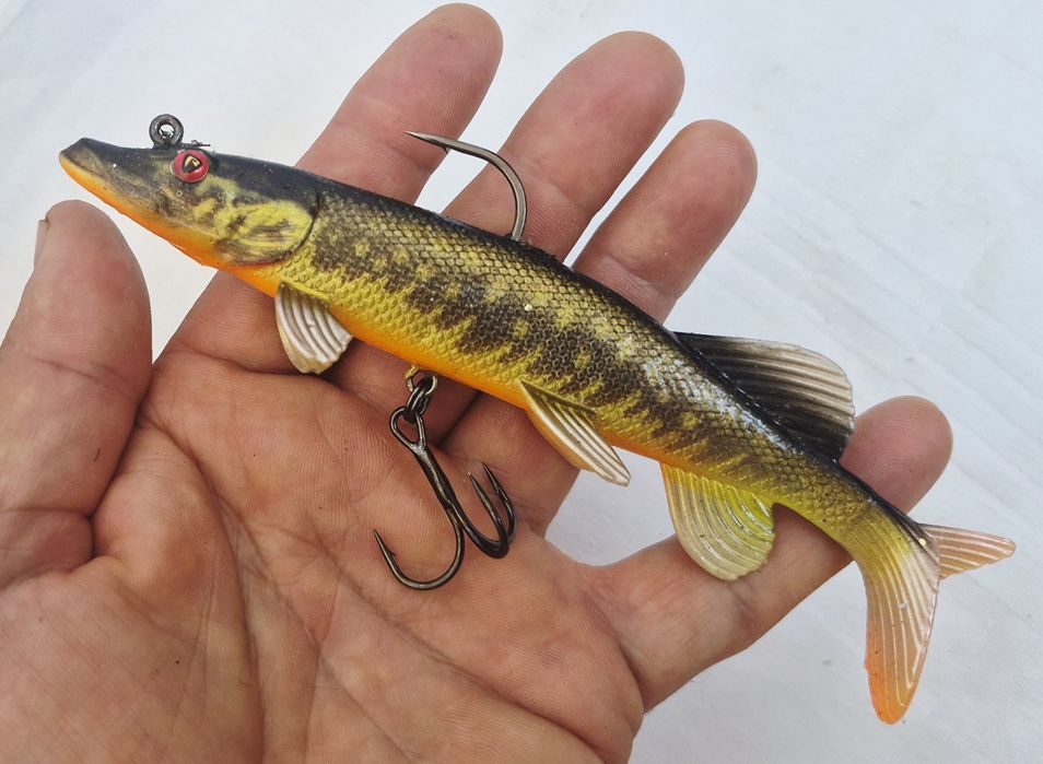 Swimbait Fox Rage Realistic Replicant Pike Shallow, Supernatural Hot Pike, 15cm