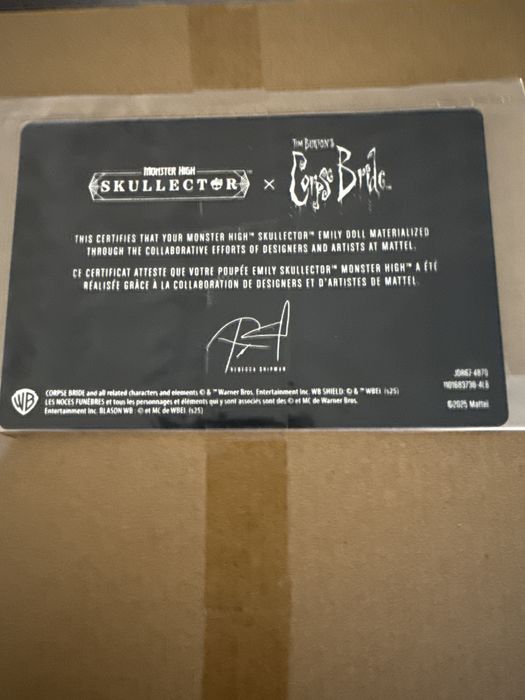Кукла monster high  skullector corpse bride