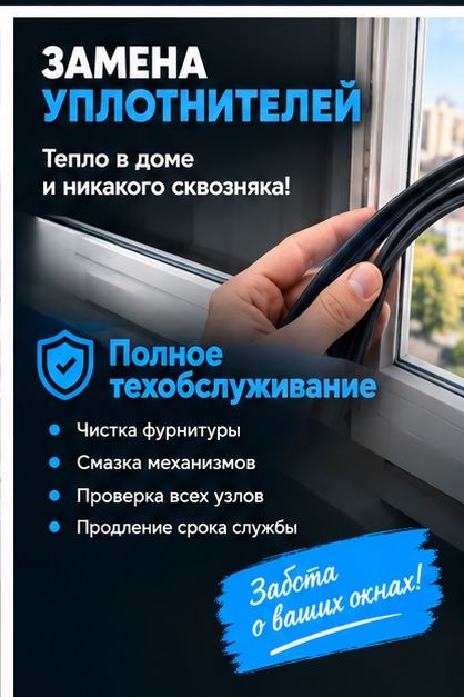 Ремонт и тех обслуживание окон