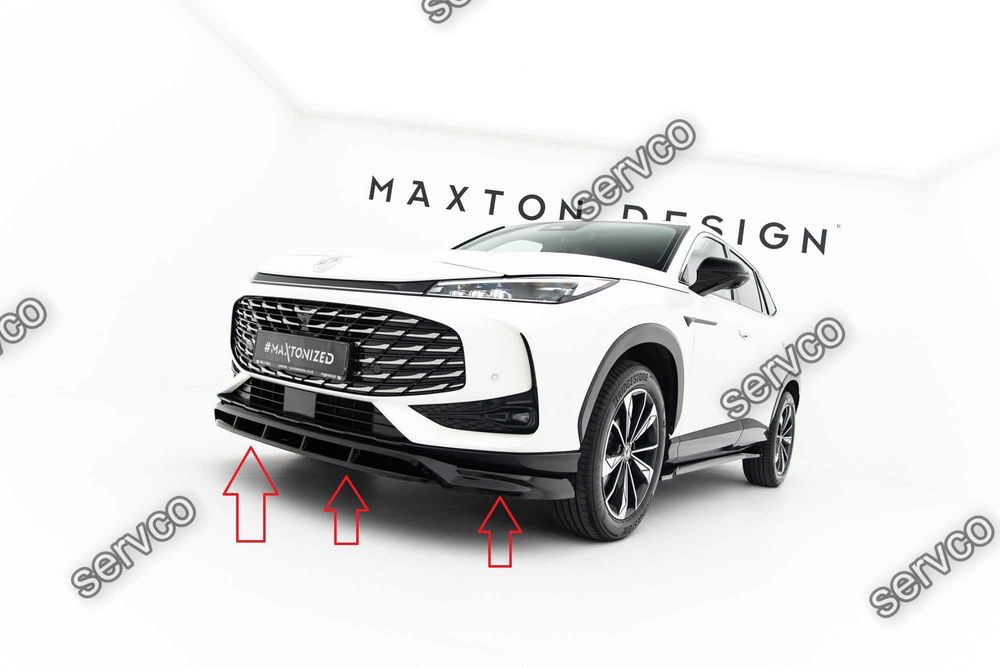 Prelungire splitter bara fata MG HS Mk2 2024- v1 - Maxton Design