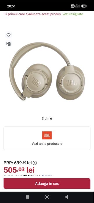Căști JBL Tune 760