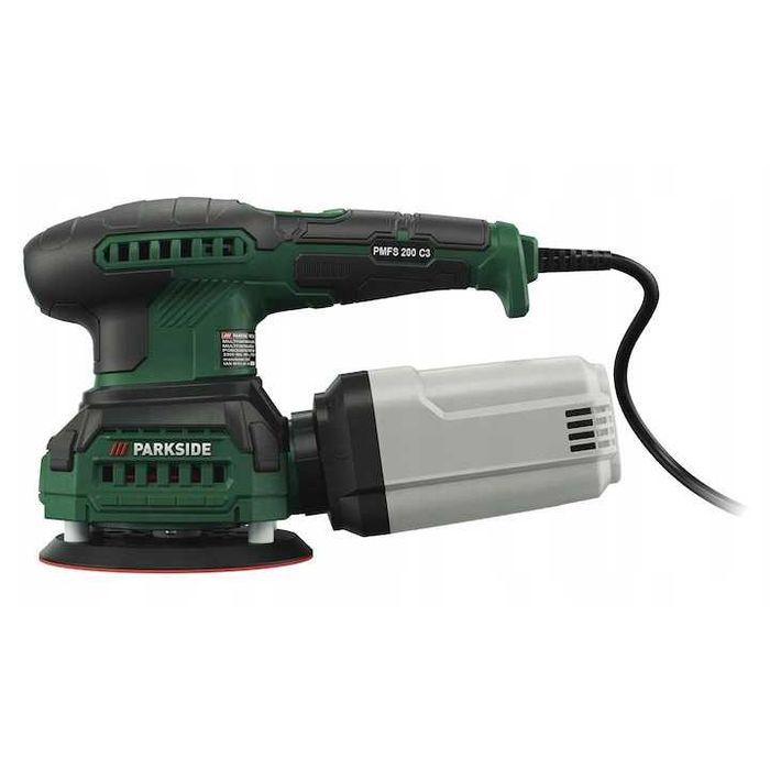 Parkside 3в1 Ексцентричен, Орбитален, Триъгълен Шлайф за шкурене