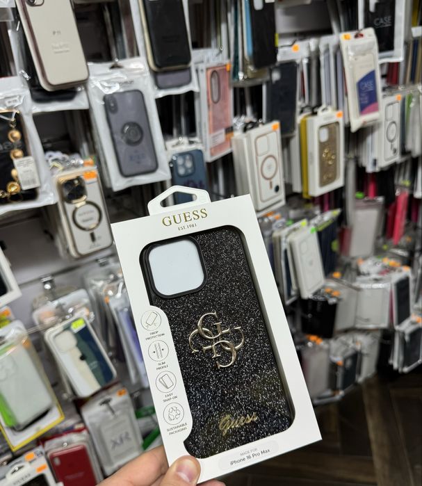 Iphone 16 pro max Оргинален калъф на GuesS