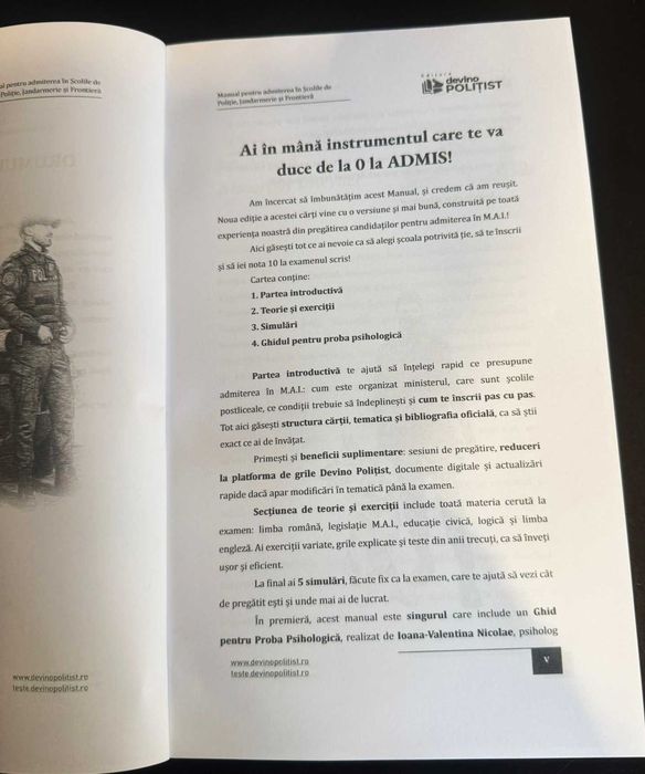 Manual Poliție, Jandarmerie 2026