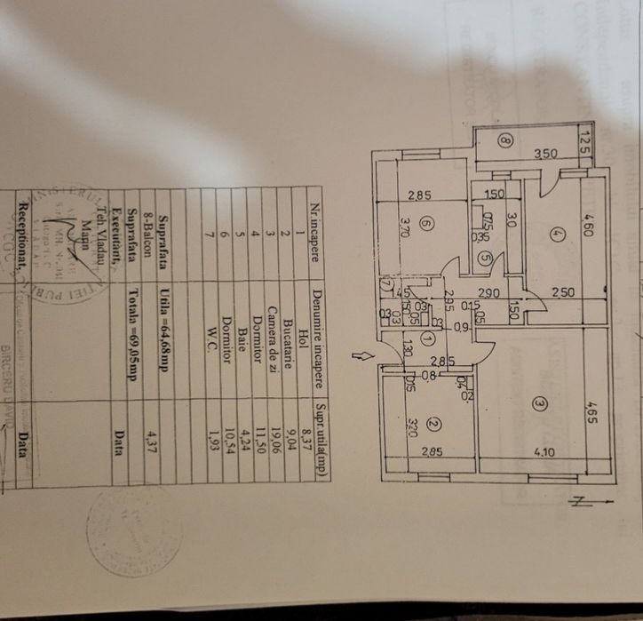Apartament 3 camere et.4