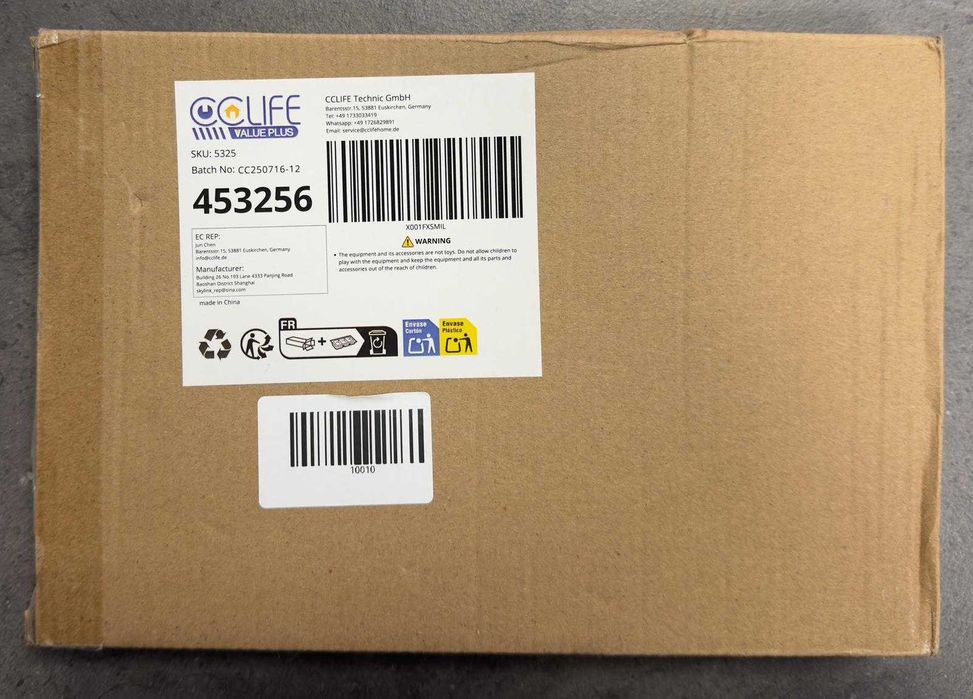 CCLife 5325 - Set 10 bucati capete Cheie Stillson [#10010#]