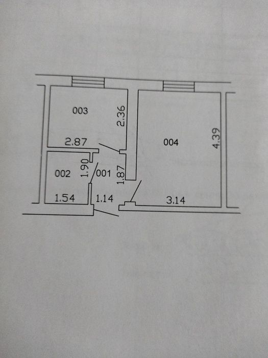27 МКР да 1 комнаталы квартира сатылады изинде кредити бар