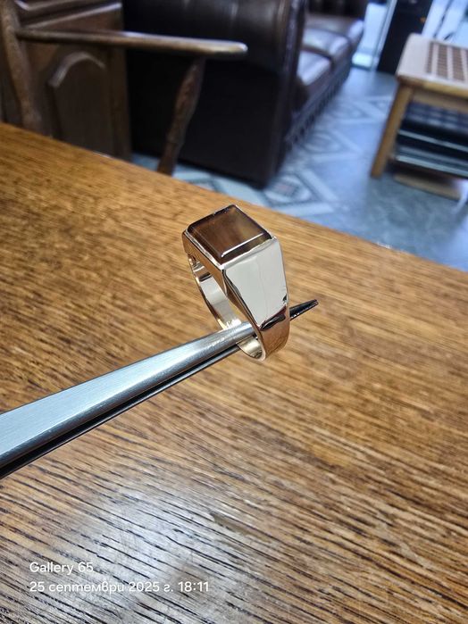 135лв/гр. МЪЖКИ ЗЛАТЕН ПРЪСТЕН - Заложна къща Бургас Галерия 65