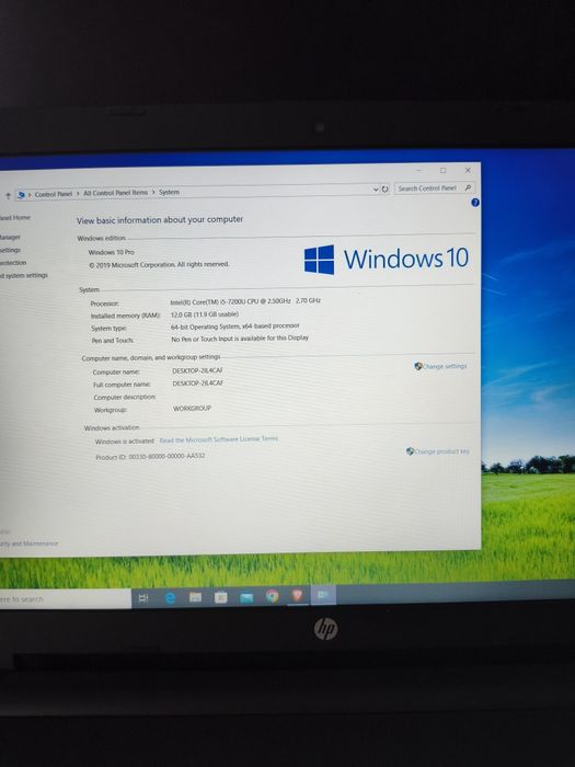 Vând laptop HP i5-7200U