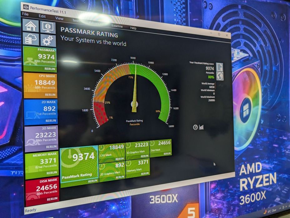 Мощен гейминг компютър - рядка  RTX 2080 Ti водно / Ryzen 5 3600x по добър от PS5 Pro