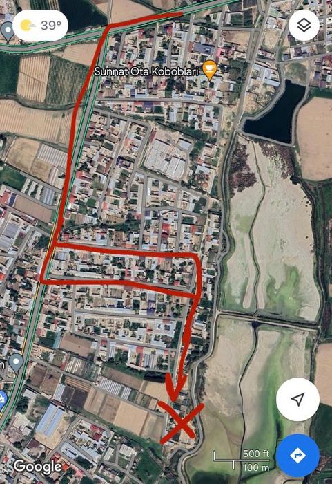 Nazarbek Tekstil mahallada 8 sotix uchastka