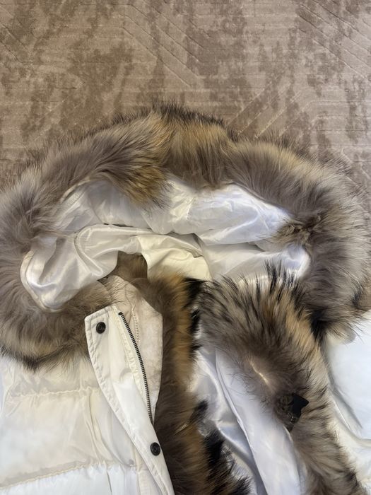 Дамска парка с естествен пух