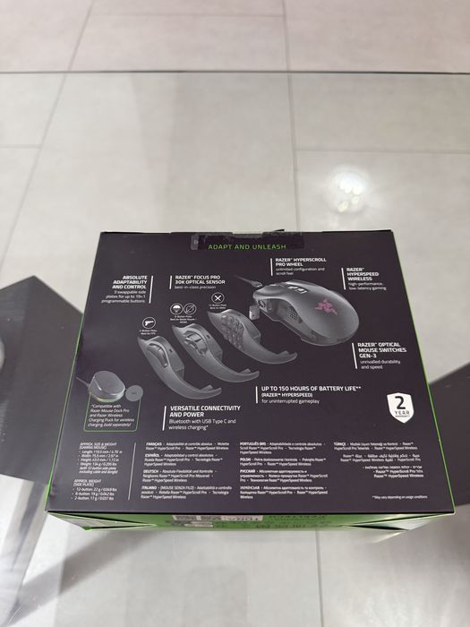 Mouse gaming Razer Naga V2 Pro black • NOU / SIGILAT •